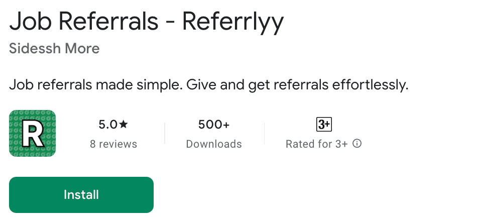 Referrlyy Playstore